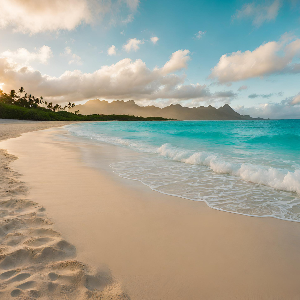 Sunrise at Lanikai Beach Sunrise at Lanikai Beach