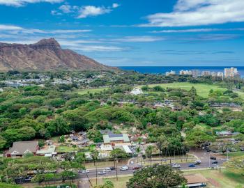 Beautiful View of Diamond Head Diamond Head Hike