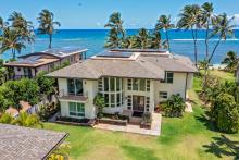 Waialua Beach Front Home