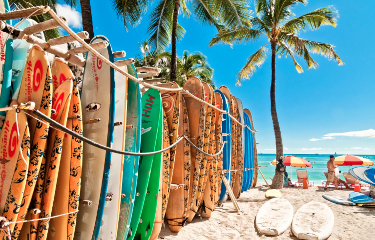 Surfboard Rentals Along Waikiki Beach