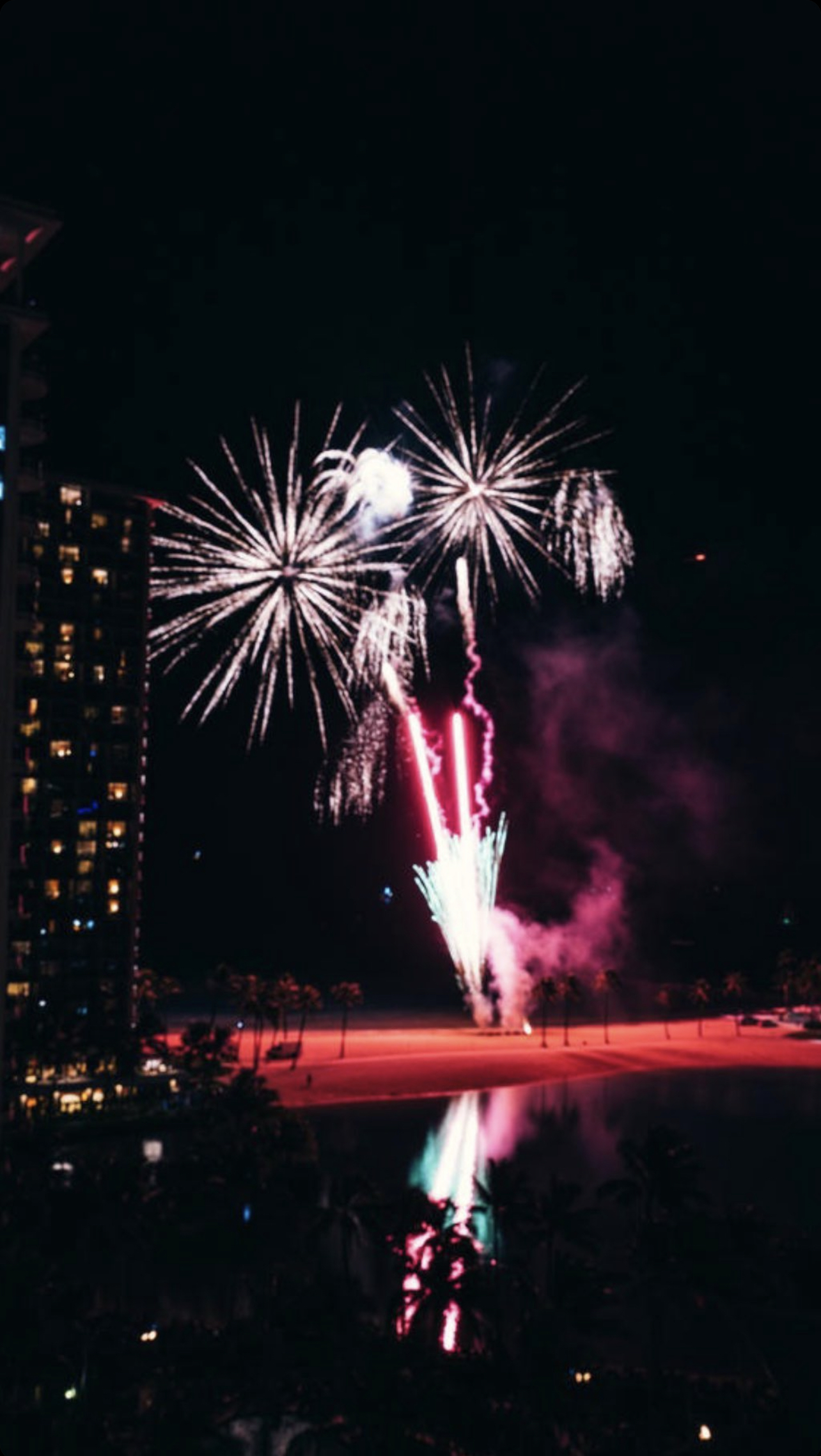 Friday Night Fireworks in Waikiki